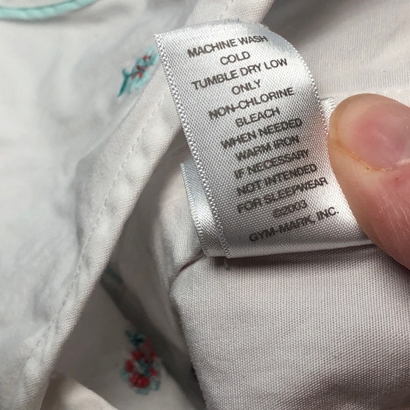 Jamie And Jack Jumpsuit Romper White Teal Floral Baby Girl Size 6-12 Months - Picture 9 of 9